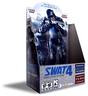 SWAT4 Demo CD Tray