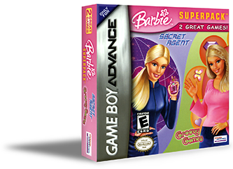 Barbie Superpack Gameboy Box